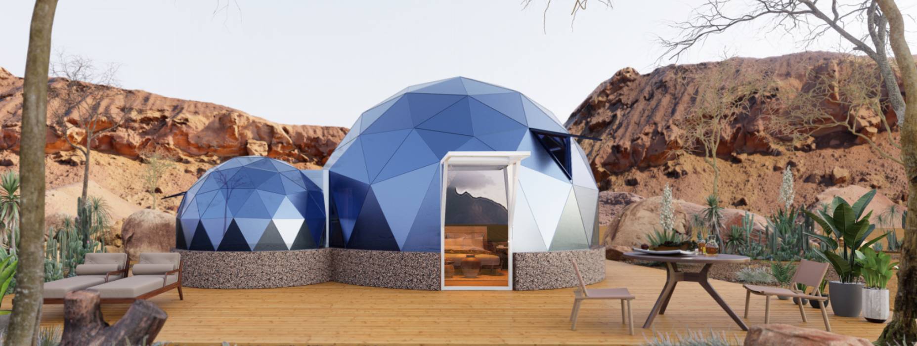 尼勒克县球形智能光伏玻璃星空房